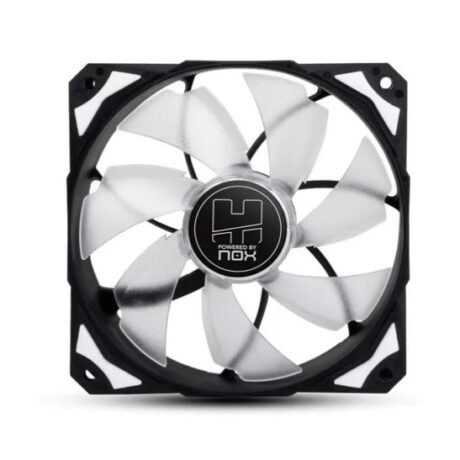 Ventilador Caja Nox Hfan 12cm Led Blanco